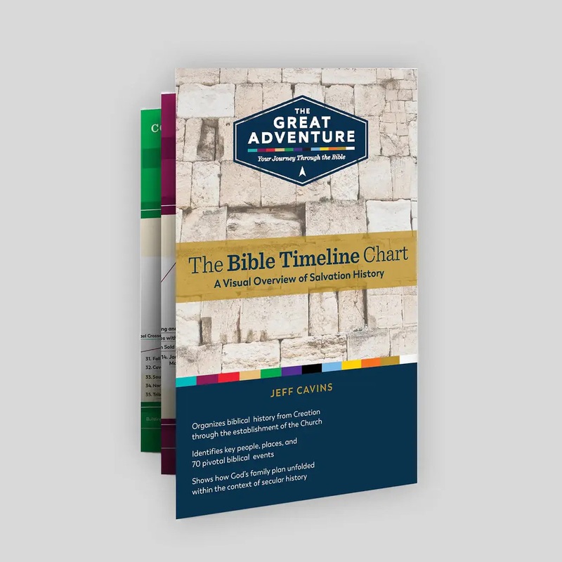 The Great Adventure Bible | The Bible Timeline Chart by Jeff Cavins ...
